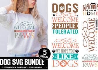 Dog Svg Bundle , Dog Clipart Bundle, Dog Svg Bundle, Paw Prints Svg, Dog Monogram Svg, Pet Svg, Dog Cut File, Dog House Svg, Dog Bone Svg, Paw Print Cut File t shirt vector illustration