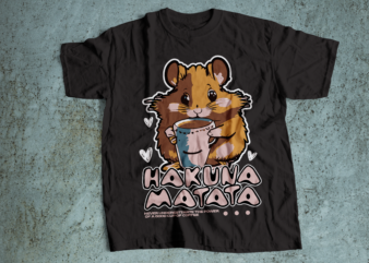 hakuna matata coffee t shirt design