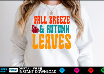 Fall Breeze & Autumn Leaves svg design fall design, fall, autumn, pumpkin, halloween, autumn design, fall leaves, thanksgiving, october, autumn leaves, spooky, leaves, leaf, fall colors, orange, cute, nature, season,