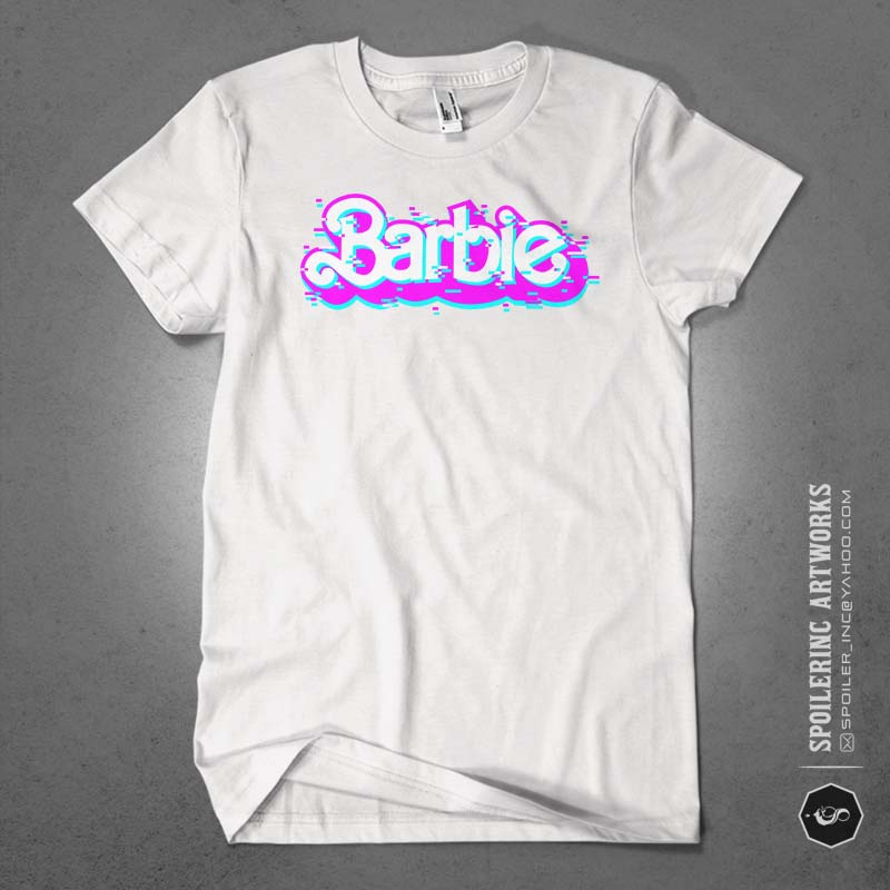 barbieland tshirt design bundle illustration