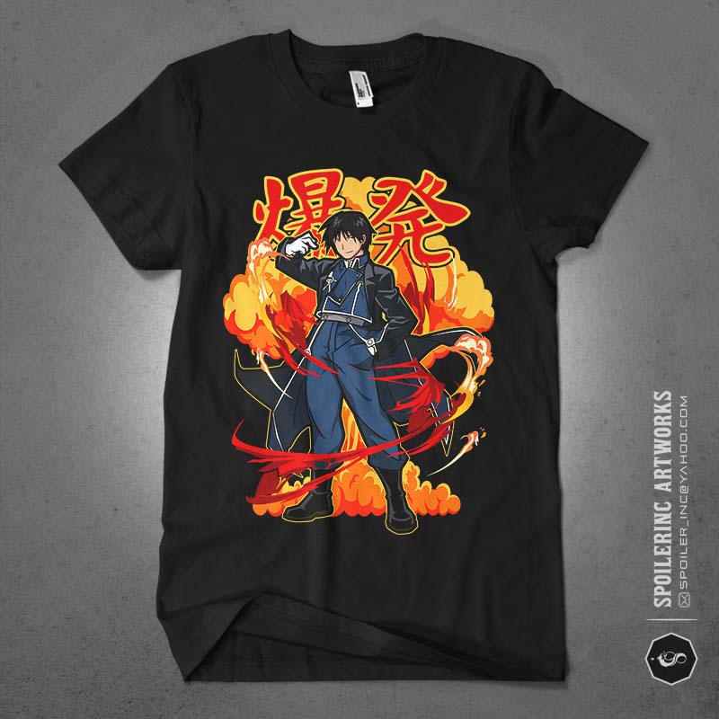 populer anime lover tshirt design bundle illustration part 7