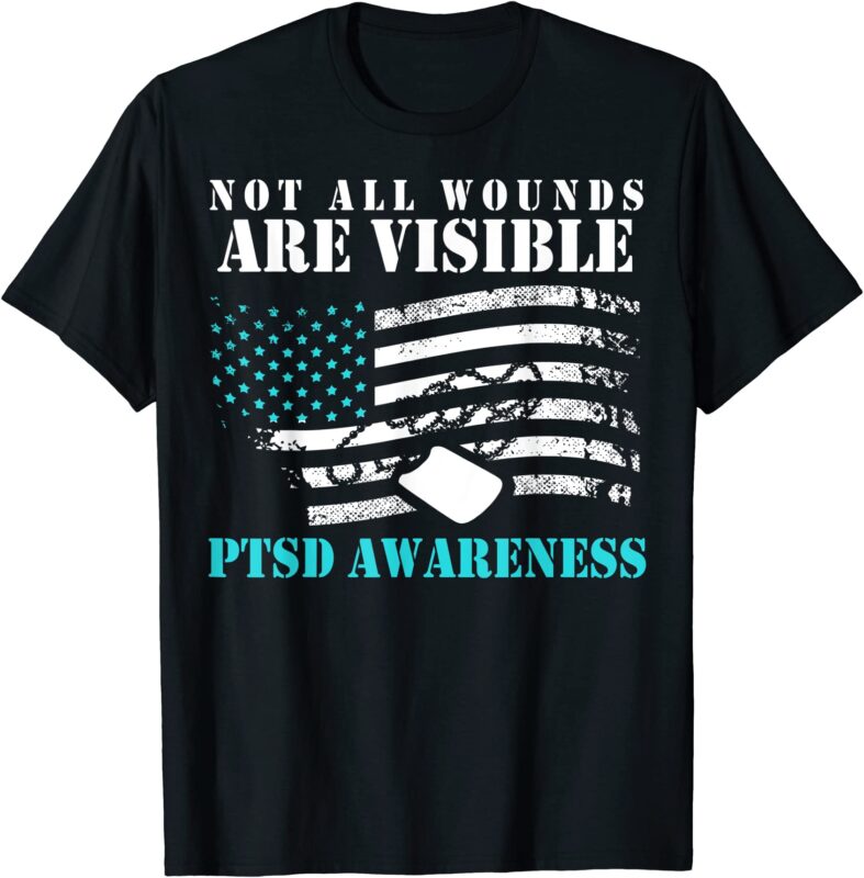 15 PTSD Awareness Shirt Designs Bundle For Commercial Use Part 5, PTSD ...