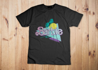 Barbie 90’S Barbie Logo T-Shirt Design