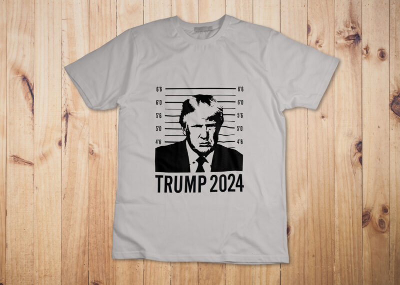 Trump Mugshot 2024 President T-Shirt Design 2 - Buy t-shirt designs