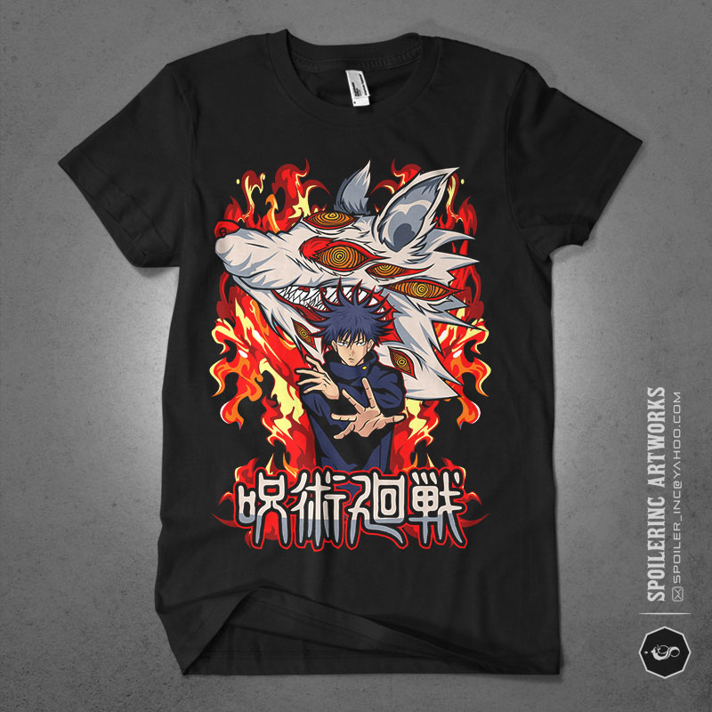 populer anime lover tshirt design bundle illustration part 9