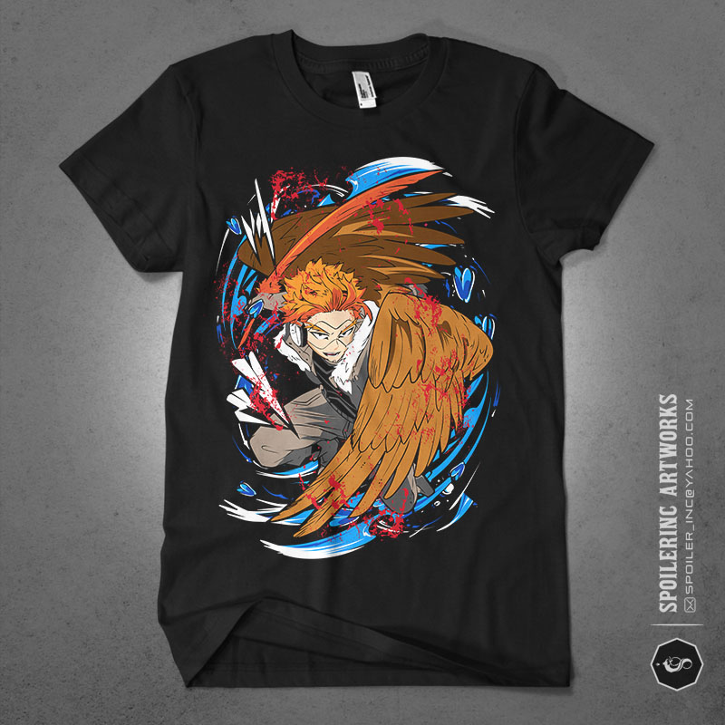 populer anime lover tshirt design bundle illustration part 9