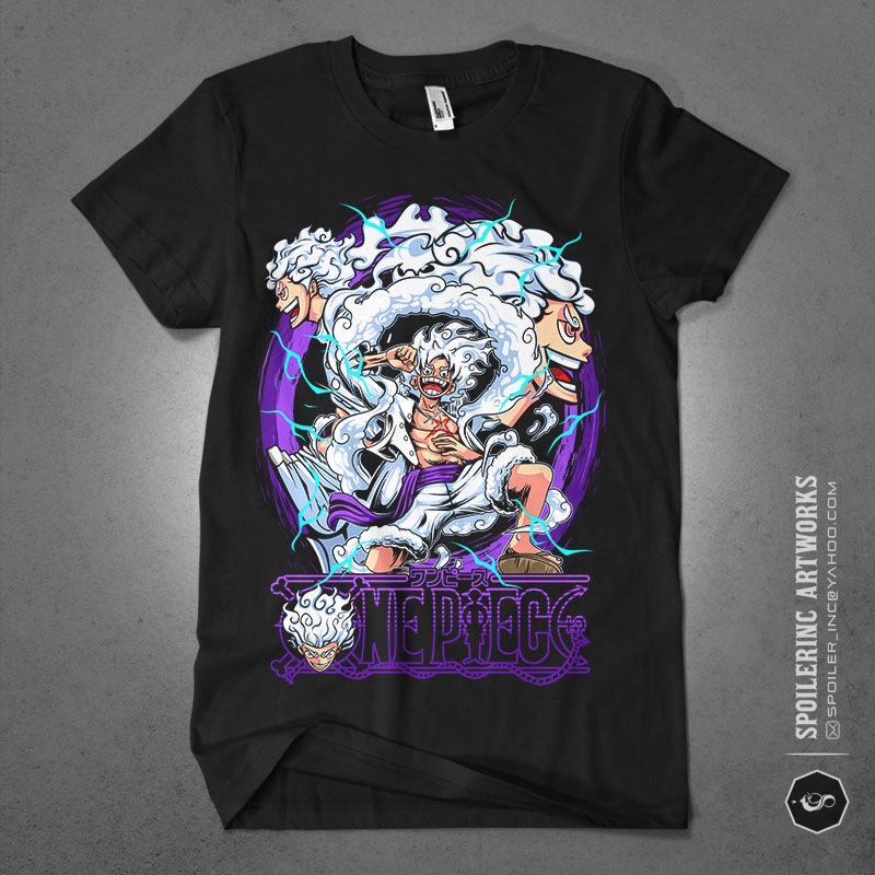 populer anime lover tshirt design bundle illustration part 8