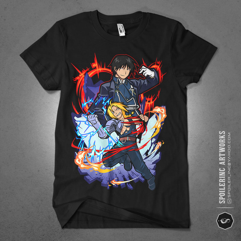 populer anime lover tshirt design bundle illustration part 8