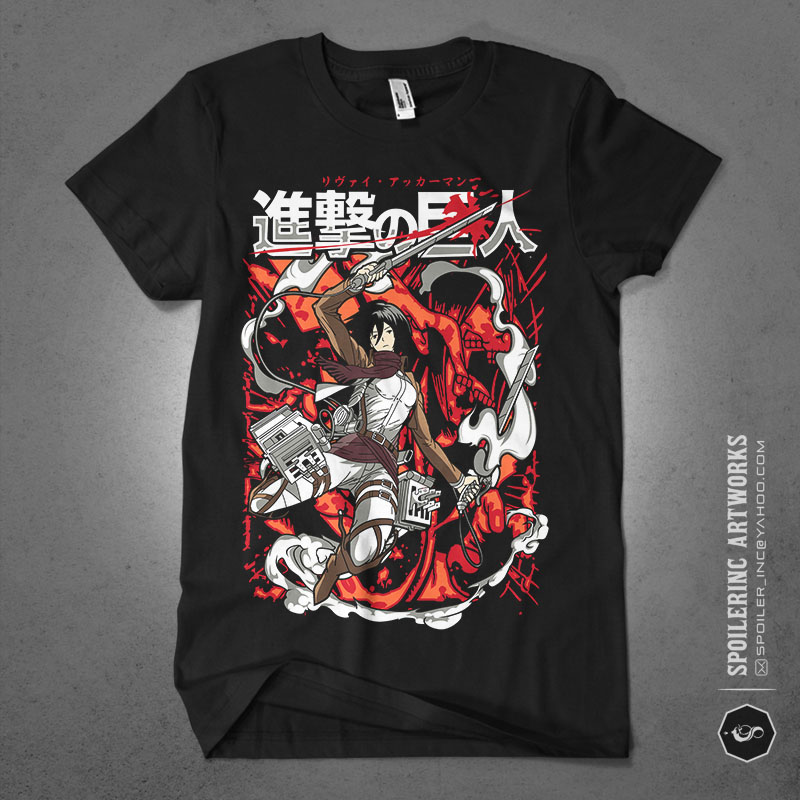 populer anime lover tshirt design bundle illustration part 8