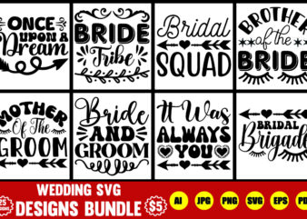 wedding svg designs bundle