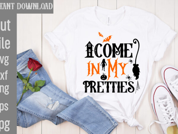 Come in my pretties t-shirt design,batty for daddy t-shirt design,spooky school counselor t-shirt design,pet all the pumpkins! t-shirt design,halloween t-shirt design,halloween t-shirt design bundle,halloween vector t-shirt design, halloween t-shirt design