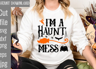 I’m a Haunt Mess T-shirt Design,Batty for Daddy T-shirt Design,Spooky School counselor T-shirt Design,Pet all the pumpkins! T-shirt Design,Halloween T-shirt Design,Halloween T-Shirt Design Bundle,Halloween Vector T-Shirt Design, Halloween T-Shirt Design