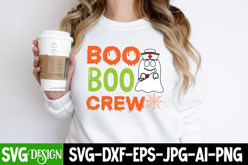 Boo Boo Crew T-Shirt Design, Boo Boo Crew Vector T-Shirt Design, SVGs,quotes-and-sayings,food-drink,print-cut,on-sale, Happy Hallothanksmas T-Shirt Design, Happy Hallothanksmas Vector T-Shirt Design, Boo Boo Crew T-Shirt Design, Boo Boo Crew Vector