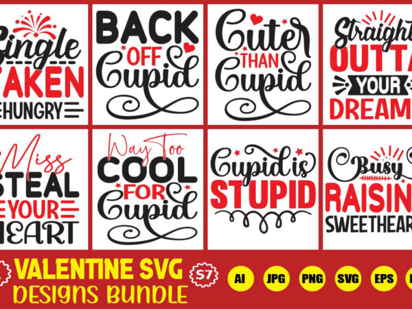Valentine svg designs bundle