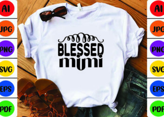 blessed mimi t shirt template