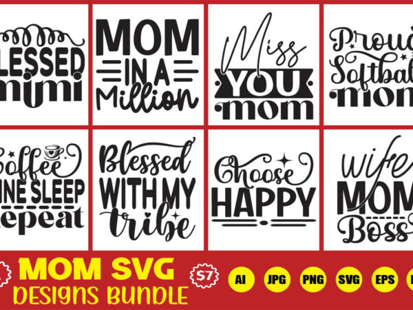 Mom svg designs bundle