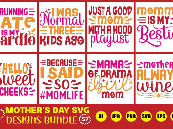 Mother’s day svg designs bundle