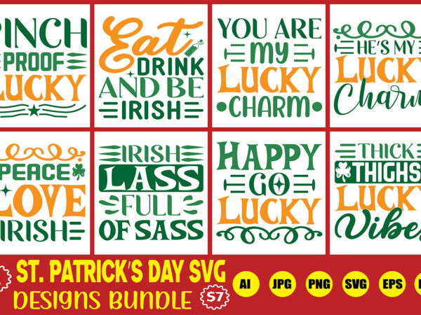 St.patrick’s day designs bundle