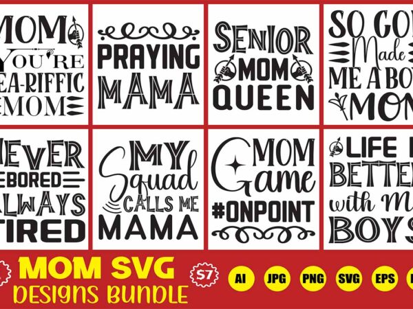 Mom svg designs bundle