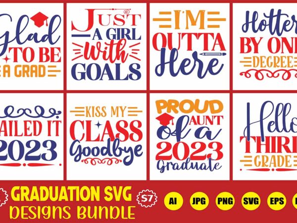 Graduation svg designs bundle