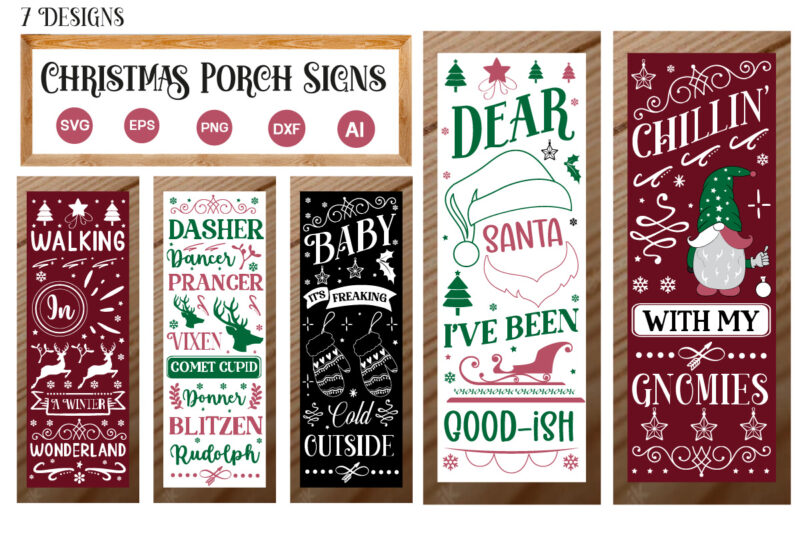 Christmas Porch Signs SVG Bundle Poch Sing SVG, christmas porch sing svg, christmas porch svg, christmas porch svg, porch svg, long sing svg, santa porch sing svg,santa stop here, Christmas