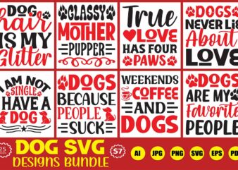 dog svg designs bundle