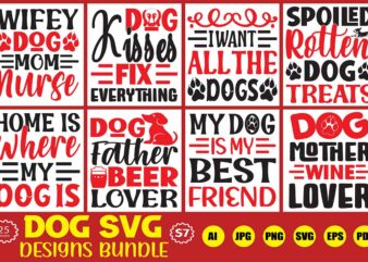 dog svg designs bundle