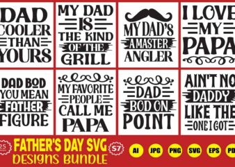 father’s day svg designs bundle