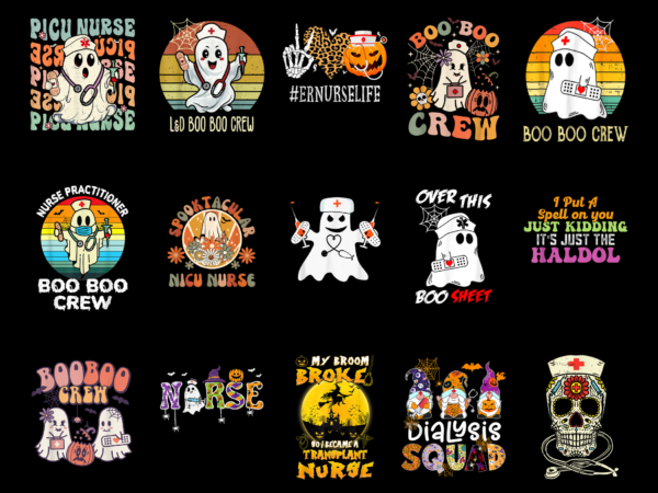 15 nurse halloween shirt designs bundle for commercial use part 10, nurse halloween t-shirt, nurse halloween png file, nurse halloween digital file, nurse halloween gift, nurse halloween download, nurse halloween design amz