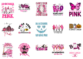 15 Breast Cancer Halloween Shirt Designs Bundle For Commercial Use Part 10, Breast Cancer Halloween T-shirt, Breast Cancer Halloween png file, Breast Cancer Halloween digital file, Breast Cancer Halloween gift,