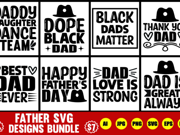 Father’s day svg designs bundle