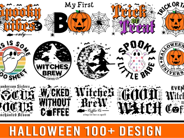 Halloween t shirt design bundle, kid halloween shirt design, mom halloween shirt design