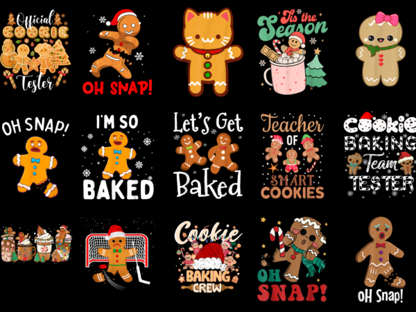 15 gingerbread christmas shirt designs bundle for commercial use part 2, gingerbread christmas t-shirt, gingerbread christmas png file, gingerbread christmas digital file, gingerbread christmas gift, gingerbread christmas download, gingerbread christmas design amz