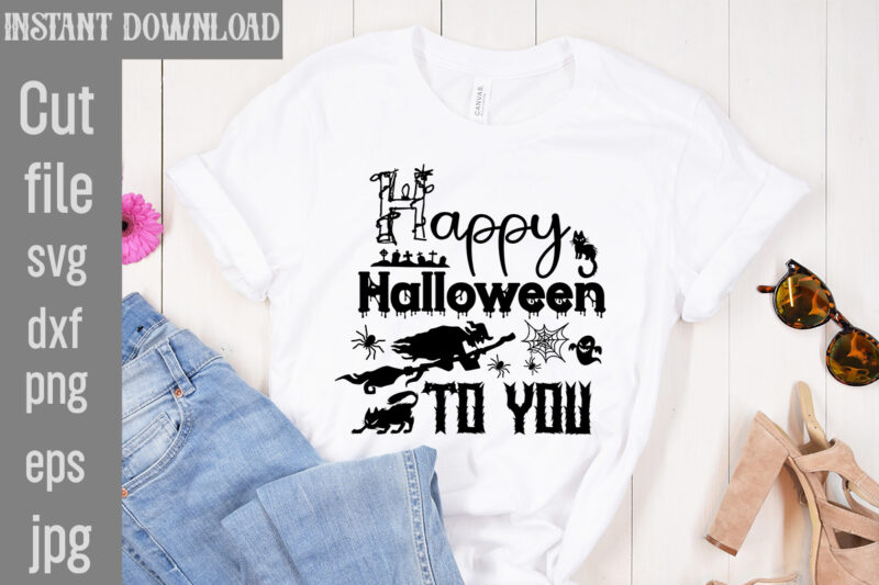 Halloween T-shirt Designs Bundle,Bad Witch T-shirt Design,Trick or Treat T-Shirt Design, Trick or Treat Vector T-Shirt Design, Trick or Treat , Boo Boo Crew T-Shirt Design, Boo Boo Crew Vector