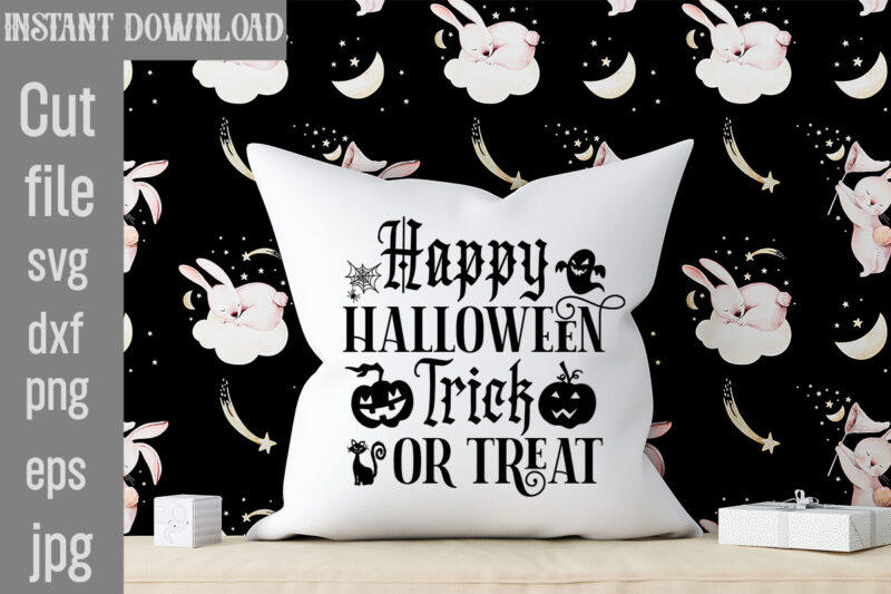 Happy Halloween Trick Or Treat T-shirt DesignBad Witch T-shirt Design,Trick or Treat T-Shirt Design, Trick or Treat Vector T-Shirt Design, Trick or Treat , Boo Boo Crew T-Shirt Design, Boo