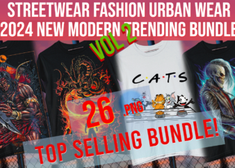 streetwear fashion urban wear 2024 new modern trending bundle Vol 2