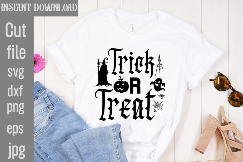 Trick Or Treat T-shirt Design,Bad Witch T-shirt Design,Trick or Treat T-Shirt Design, Trick or Treat Vector T-Shirt Design, Trick or Treat , Boo Boo Crew T-Shirt Design, Boo Boo Crew