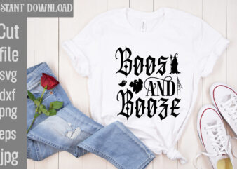 Boos And Booze T-shirt Design,Bad Witch T-shirt Design,Trick or Treat T-Shirt Design, Trick or Treat Vector T-Shirt Design, Trick or Treat , Boo Boo Crew T-Shirt Design, Boo Boo Crew