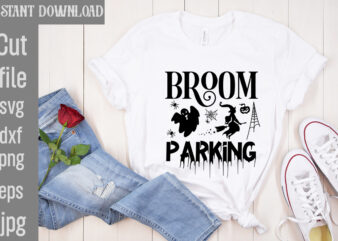 Broom Parking T-shirt Design,Bad Witch T-shirt Design,Trick or Treat T-Shirt Design, Trick or Treat Vector T-Shirt Design, Trick or Treat , Boo Boo Crew T-Shirt Design, Boo Boo Crew Vector