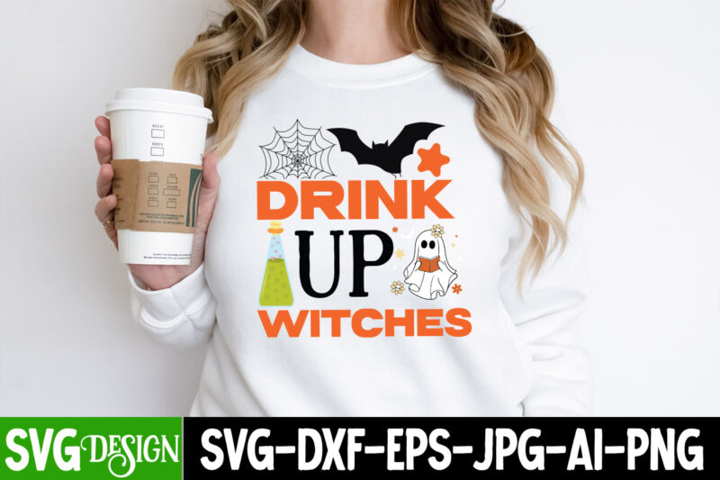Drink Up Witches T-Shirt Design, Drink Up Witches Vector t-Shirt Design, SVGs,quotes-and-sayings,food-drink,print-cut,on-sale, Happy Hallothanksmas T-Shirt Design, Happy Hallothanksmas Vector T-Shirt Design, Boo Boo Crew T-Shirt Design, Boo Boo Crew Vector