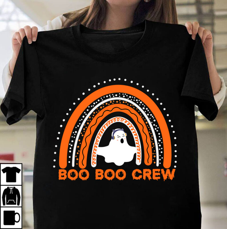 Boo Boo Crew T-Shirt Design, Boo Boo Crew Vector T-Shirt Design, Eat Drink And Be Scary T-Shirt Design, Eat Drink And Be Scary Vector T-Shirt Design, The Boo Crew T-Shirt