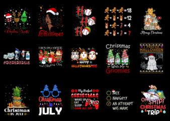 15 Christmas Shirt Designs Bundle For Commercial Use Part 3, Christmas T-shirt, Christmas png file, Christmas digital file, Christmas gift, Christmas download, Christmas design RD