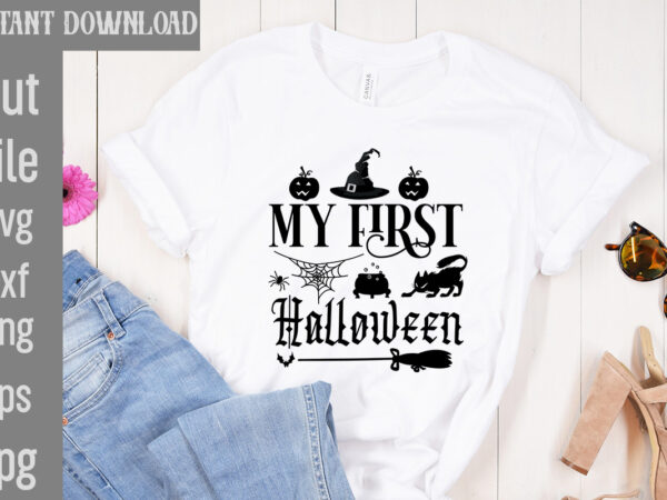 My first halloween t-shirt design,bad witch t-shirt design,trick or treat t-shirt design, trick or treat vector t-shirt design, trick or treat , boo boo crew t-shirt design, boo boo crew