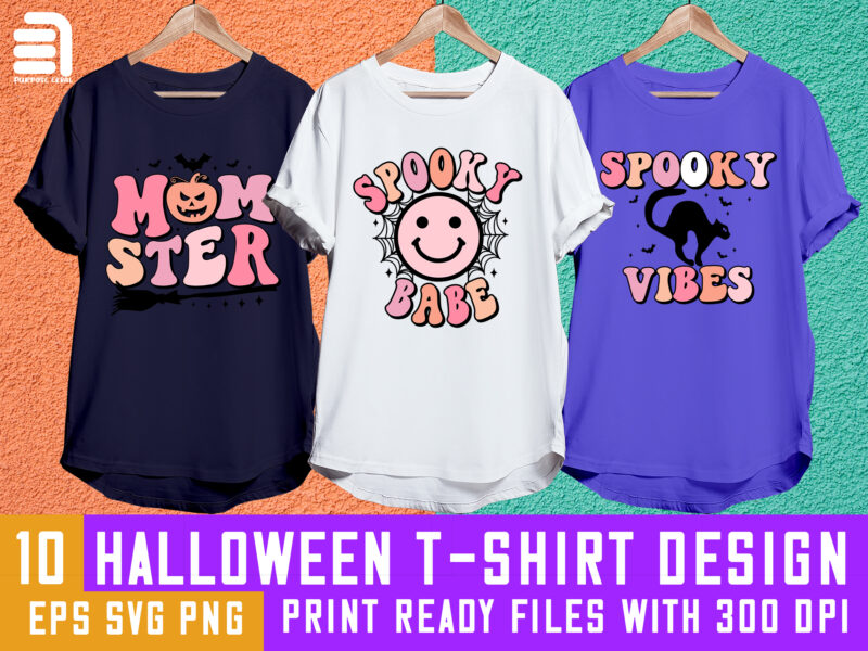 Retro Halloween t shirt Bundle, Retro Halloween png, Groovy Halloween Sublimation Designs, Spooky Babe png, Ghouls Sublimation, Halloween png bundle, halloween png, halloween png bundle, halloween bundle, stay spooky png,