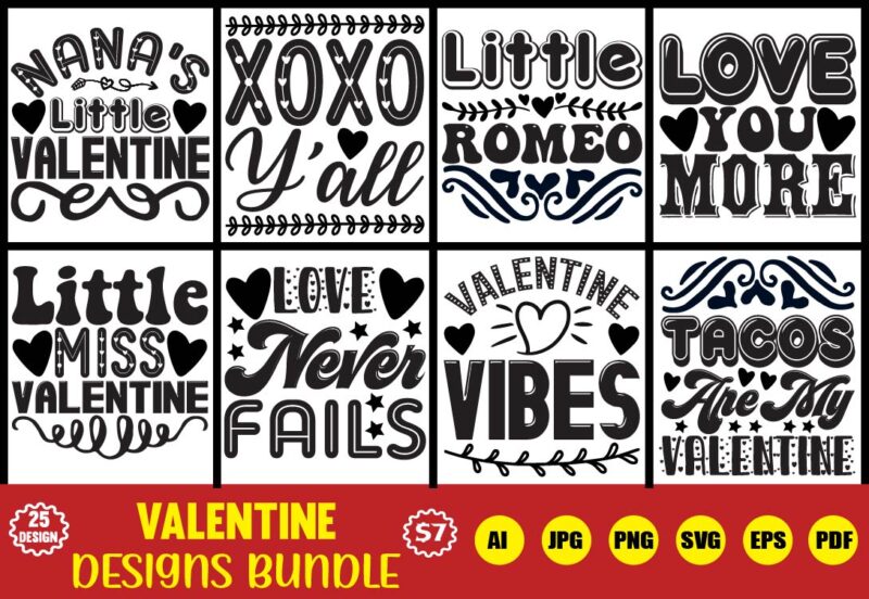 valentine designs bundle