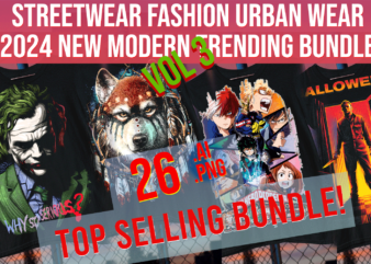 streetwear fashion urban wear 2024 new modern trending bundle Vol 3