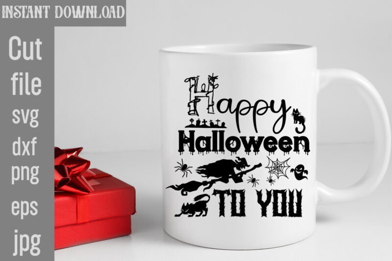 Happy Halloween To You T-shirt Design,Bad Witch T-shirt Design,Trick or Treat T-Shirt Design, Trick or Treat Vector T-Shirt Design, Trick or Treat , Boo Boo Crew T-Shirt Design, Boo Boo