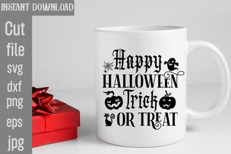 Happy Halloween Trick Or Treat T-shirt DesignBad Witch T-shirt Design,Trick or Treat T-Shirt Design, Trick or Treat Vector T-Shirt Design, Trick or Treat , Boo Boo Crew T-Shirt Design, Boo