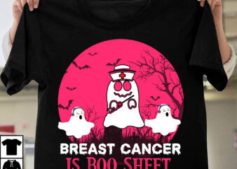 Breast Cancer is Boo Sheet T-Shirt Design, Breast Cancer is Boo Sheet Vector t-Shirt Design, Eat Drink And Be Scary T-Shirt Design, Eat Drink And Be Scary Vector T-Shirt Design,