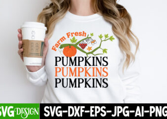 Farm Fresh Pumpkins T-Shirt Design, Farm Fresh Pumpkins Vector T-Shirt Design, Welcome Autumn T-Shirt Design, Welcome Autumn Vector T-Shirt Design Quotes, Happy Fall Y’all T-shirt Design,Fall Buket List T-shirt Design,Autumn